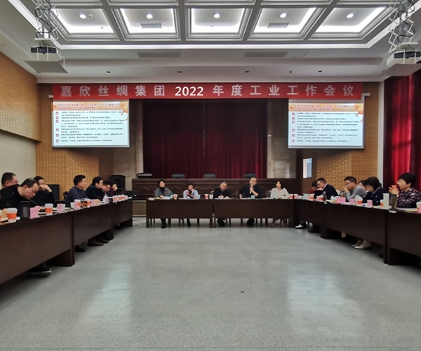 tyc41183太阳成集团丝绸召开集团2022年度工业事情聚会