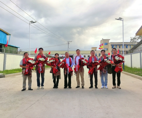 嘉兴市政协盛全生副主席一行调研tyc41183太阳成集团丝绸（柬埔寨）工业园